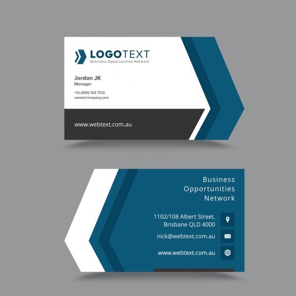 56 Business Card Design Inspiration For Saudi Vector Template Free Download