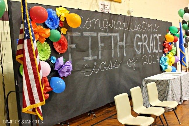 5TH GRADE GRADUATION SCHOOL GYM DECORATIONS And TEACHER GIFTS 5th Grade Graduation Ideas