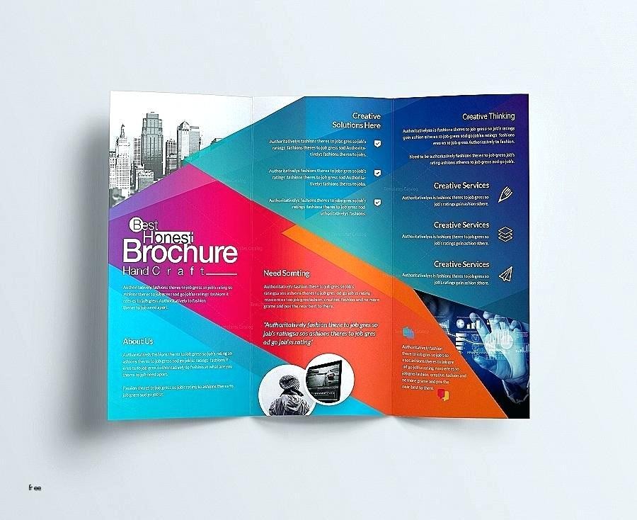 6 Page Brochure Template Free Ms Word Fold