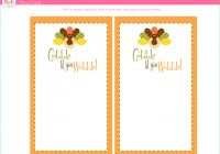61 Thanksgiving Word Templates Download All Free For
