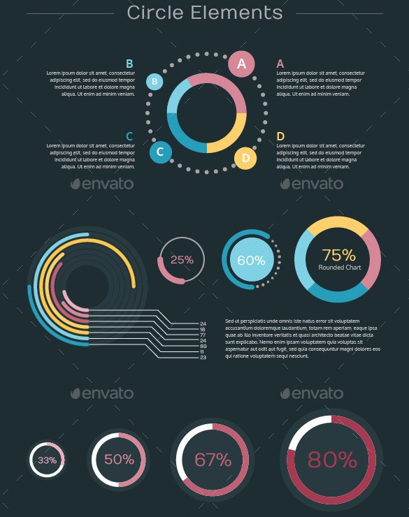 66 PSD Infographic Element EPS Vector Free Premium Template