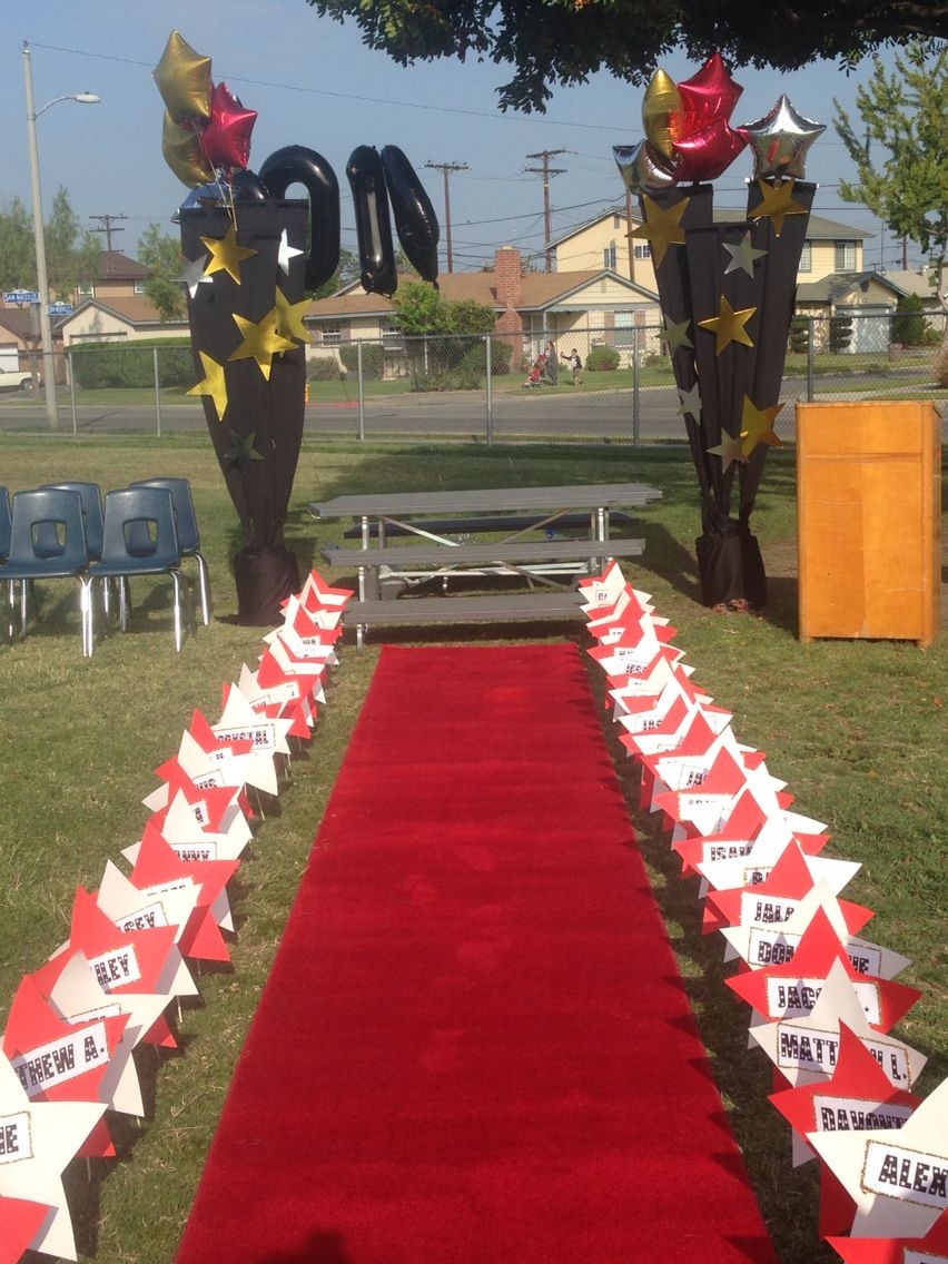 6th Grade Graduation Reach For The Stars Hollywood Theme Www Promotion Ideas