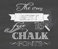 7 Best Chalkboard Fonts Free Images On Pinterest Writing Fancy