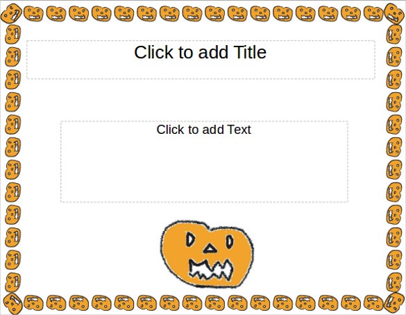 7 PowerPoint Certificate Template Free Sample Example Format Halloween Certificates To