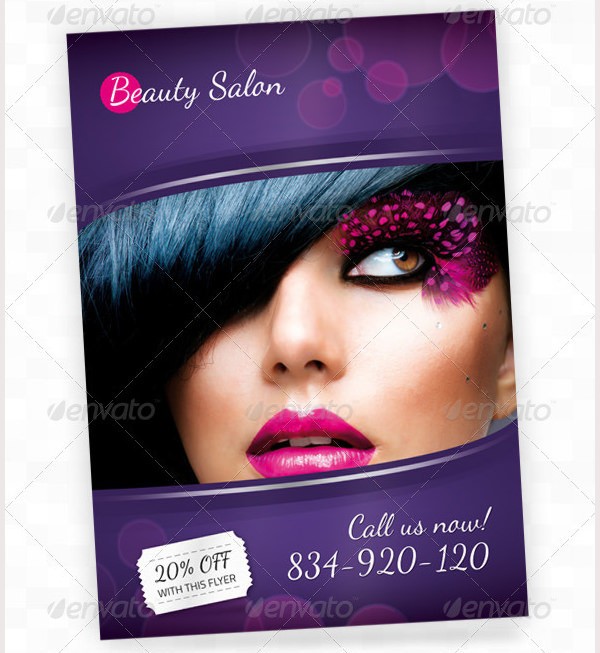 71 Beauty Salon Flyer Templates Free PSD EPS AI Illustrator Hair Brochure