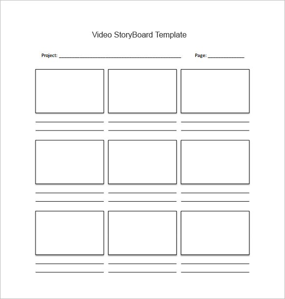 75 Storyboard Templates PDF PPT DOC PSD Free Premium Photoshop For Photographers