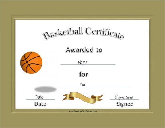 8 Basketball Certificate Templates Download Free Documents In PDF Downloads