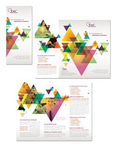 8 Best Folder Printing Images On Pinterest Presentation Sample Accounting Brochures