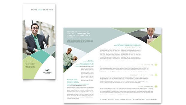 8 Free And Platinum Financial Service Brochure Templates Services Template