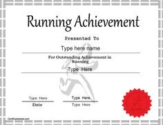 9 Best Track Things Images On Pinterest Award Certificates Sports Cross