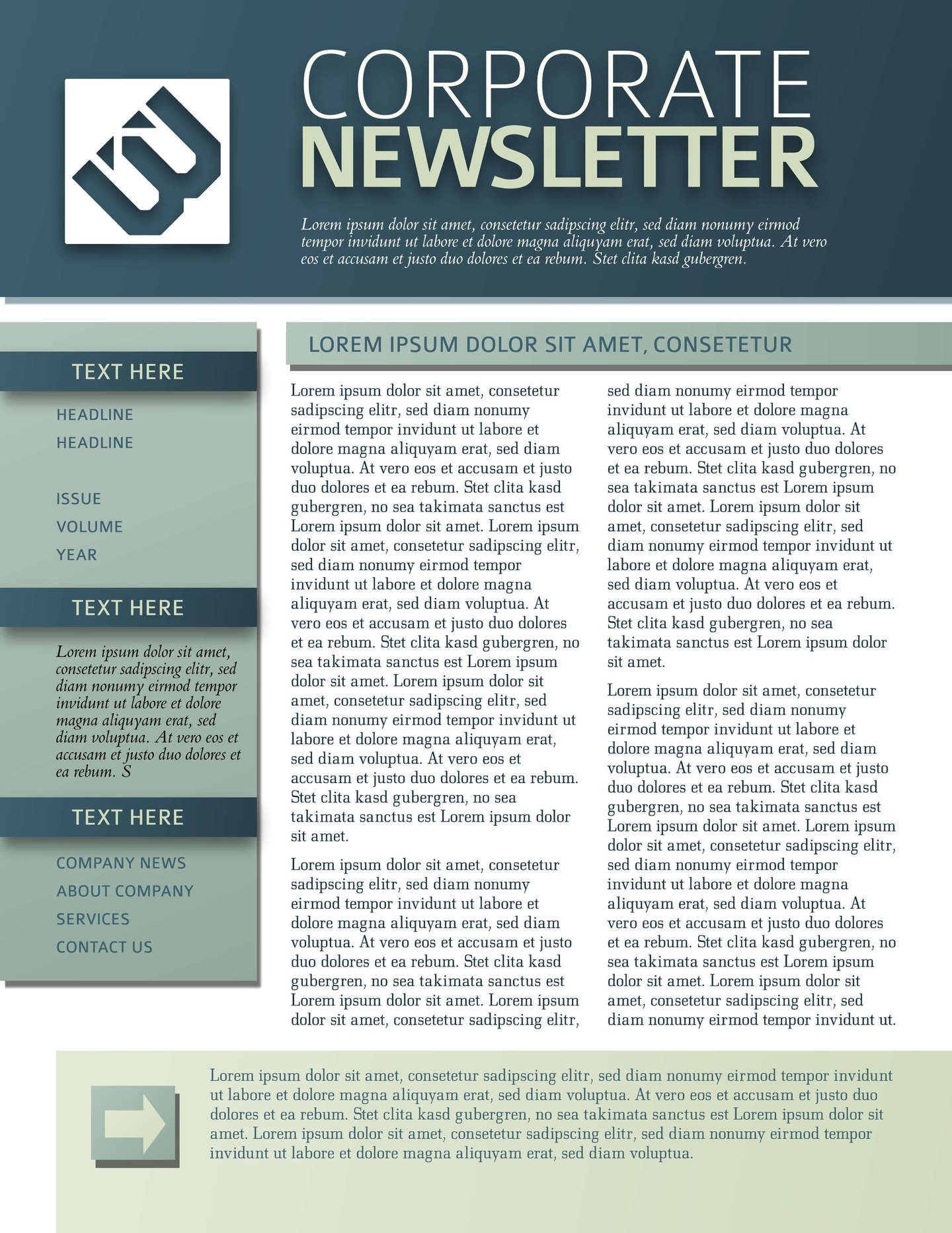 9 Free Business Newsletters Templates Newsletter