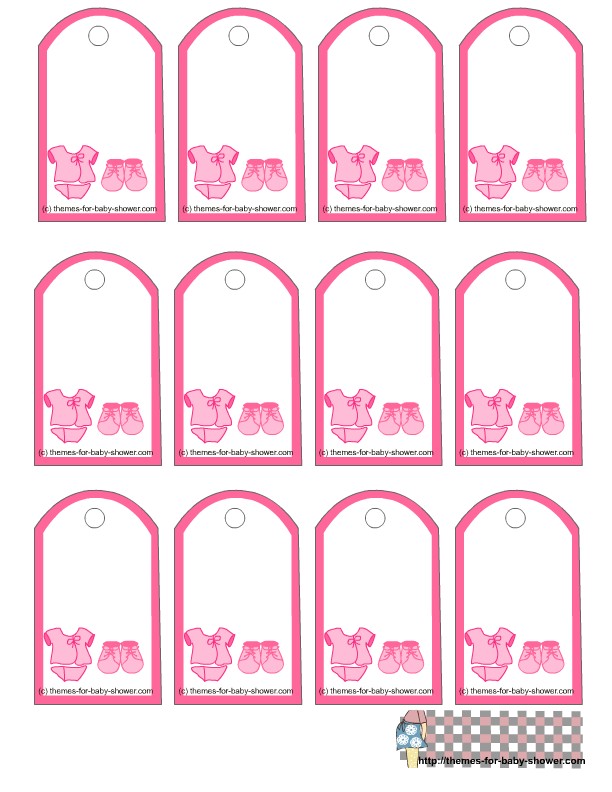 9 Free Printable Baby Shower Favor Tags Template