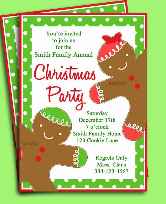 92 Best Christmas Party Invitations Images On Pinterest
