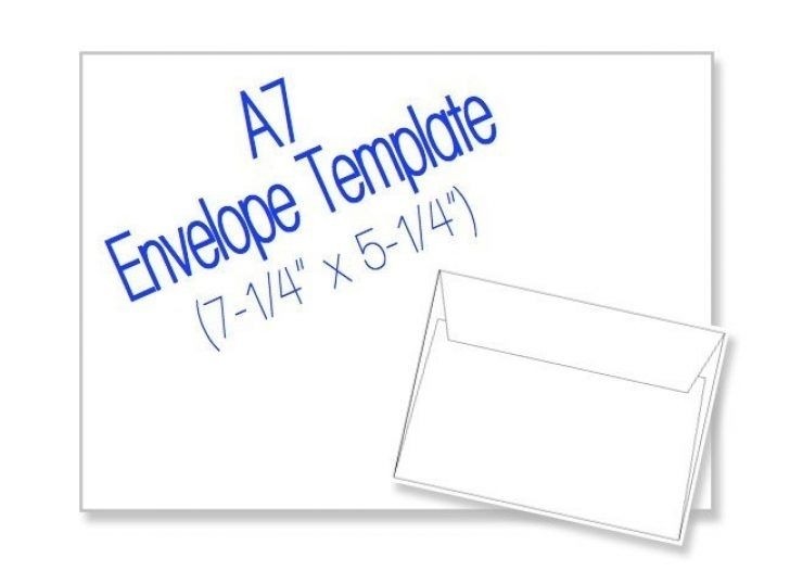 A 7 Envelope Template Word For 8 5 11 Paper Equipped Il In A7