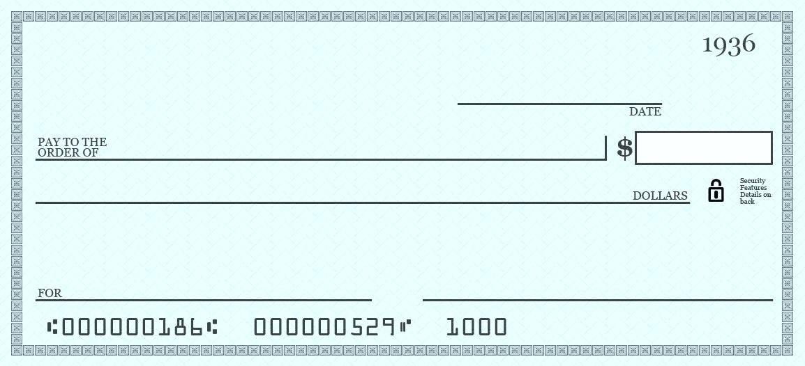 A Large Blank Cheque Template Presentation Checks Free 7 Novelty Oversized