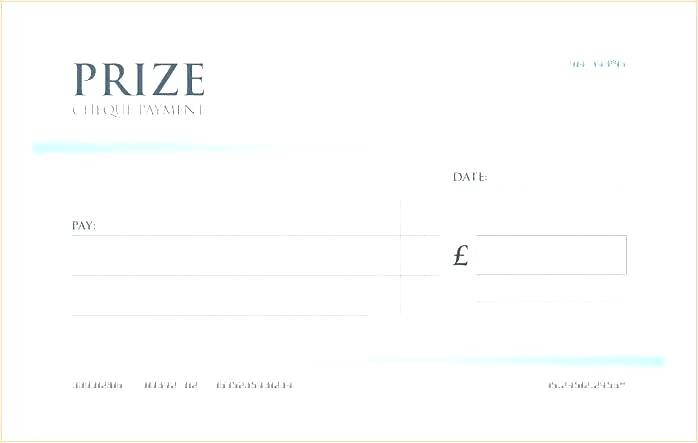 A Large Blank Cheque Template Presentation Checks Free 7