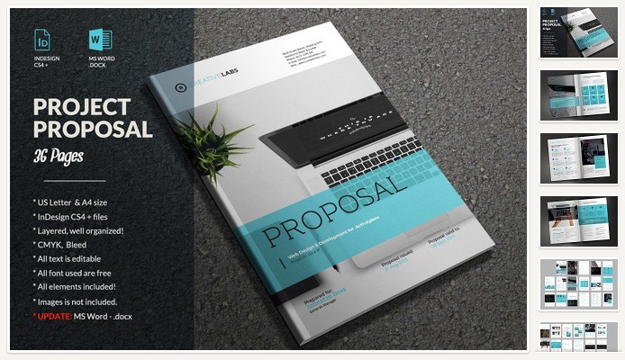 A4 Brochure Template Indesign Free Pamphlet