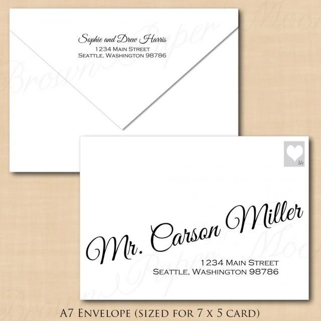 A7 Envelope Template Microsoft Word Change All Colors Calligraphy Free For
