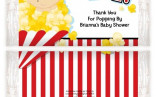 About To Pop Baby Shower Popcorn Wrappers Labels