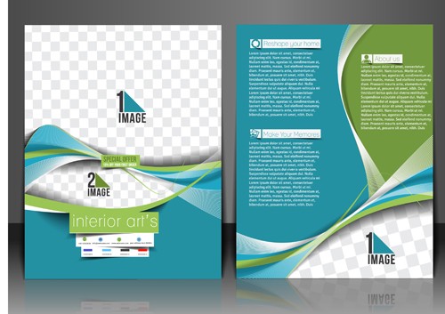 Abstract Wave Flyers Cover Vector Graphics Free Download Flyer
