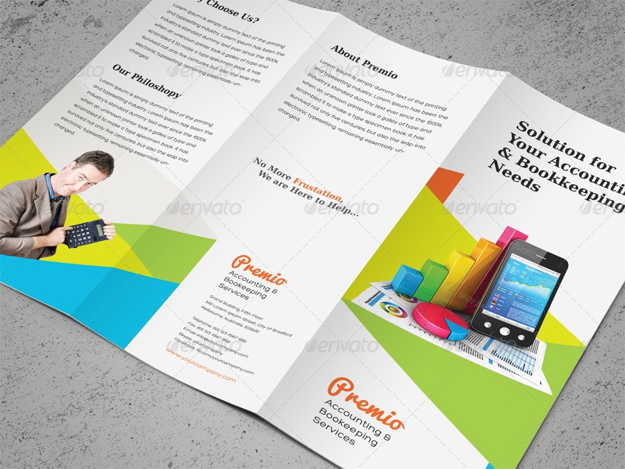 Accounting Bookkeeping Services Trifold Brochure By Kinzi21