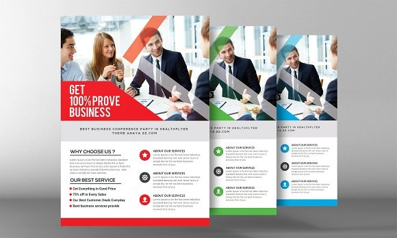 Accounting Firm Flyer Template Templates Creative Market Free Services