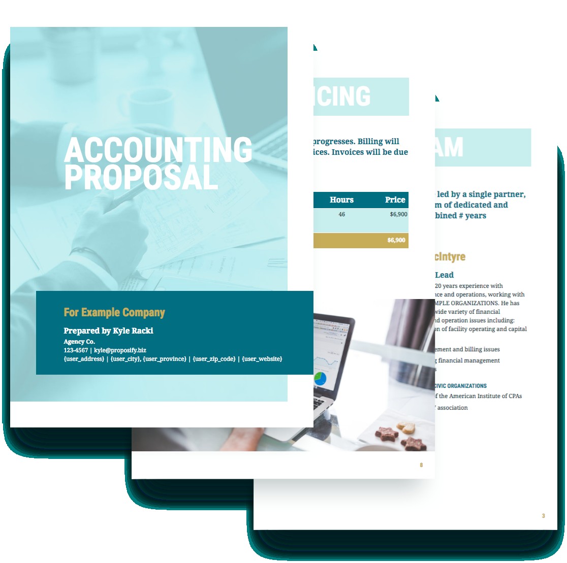 Accounting Proposal Template Free Sample Proposify Services