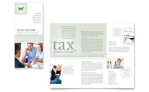 Accounting Tax Services Flyer Template Design