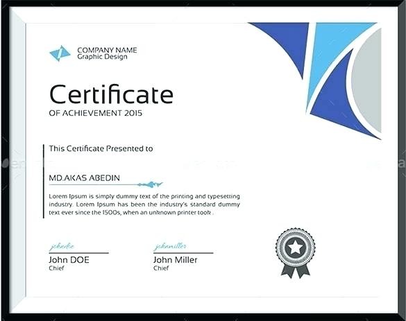 Achievement Certificate Template From Company Corporate Business Diamond