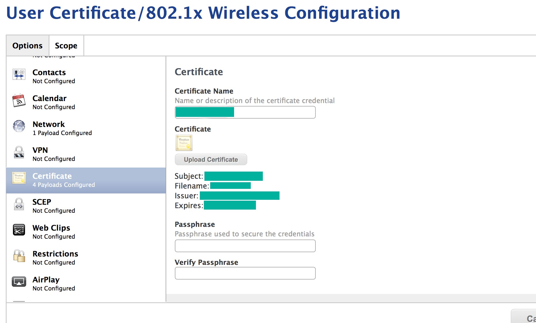 AD User Certificate And Wireless 802 1x EAP TLS On Mac OS X Sachin Active Directory