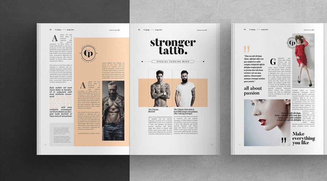 Adobe InDesign Magazine Template From AlfianBrand Indesign Newsletter