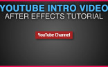 After Effects Tutorial Make Your Own YouTube Intro Video Youtube