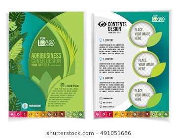 Agriculture Brochure Layout Images Stock Photos Vectors