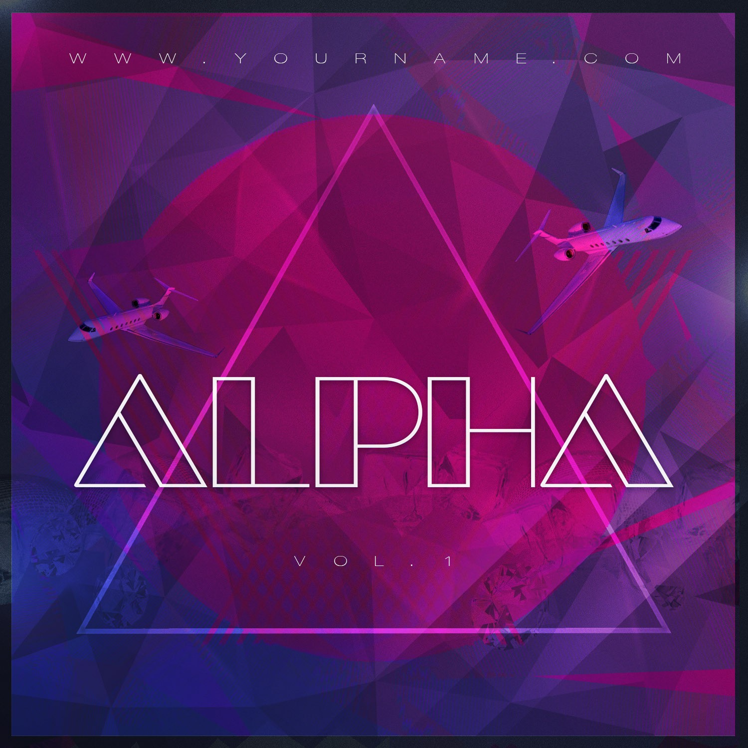 Alpha Mixtape Cover Template