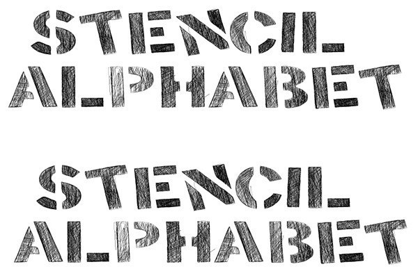 Alphabet Stencils Free Premium Templates Printable Stencil Letters Believe