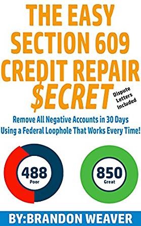 Amazon Com The Easy Section 609 Credit Repair Secret Remove All Dispute Letter