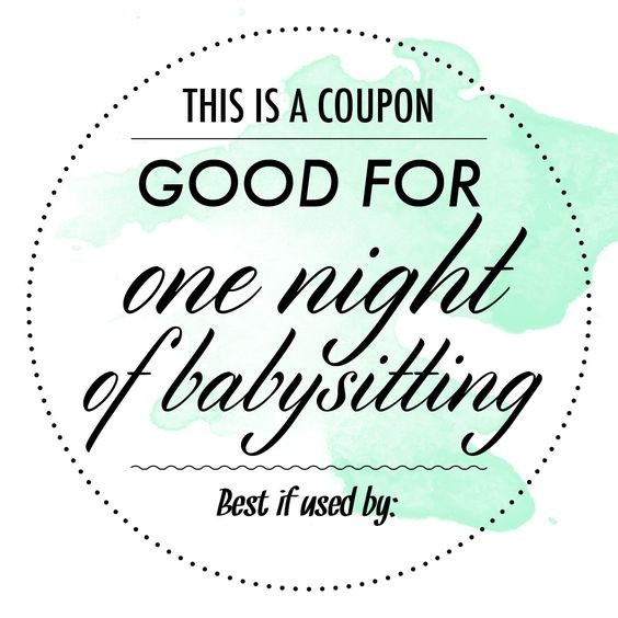 Amusing Free Printable Babysitting Coupons S Nmdadidas Us Certificate