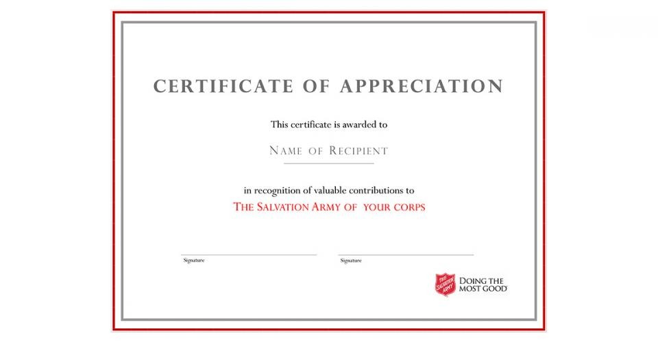 Annual Dinner Resources Development Department North South Certificate Of Salvation Template