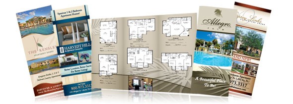 Apartment Tri Fold Brochures Impress Future Residents Brochure