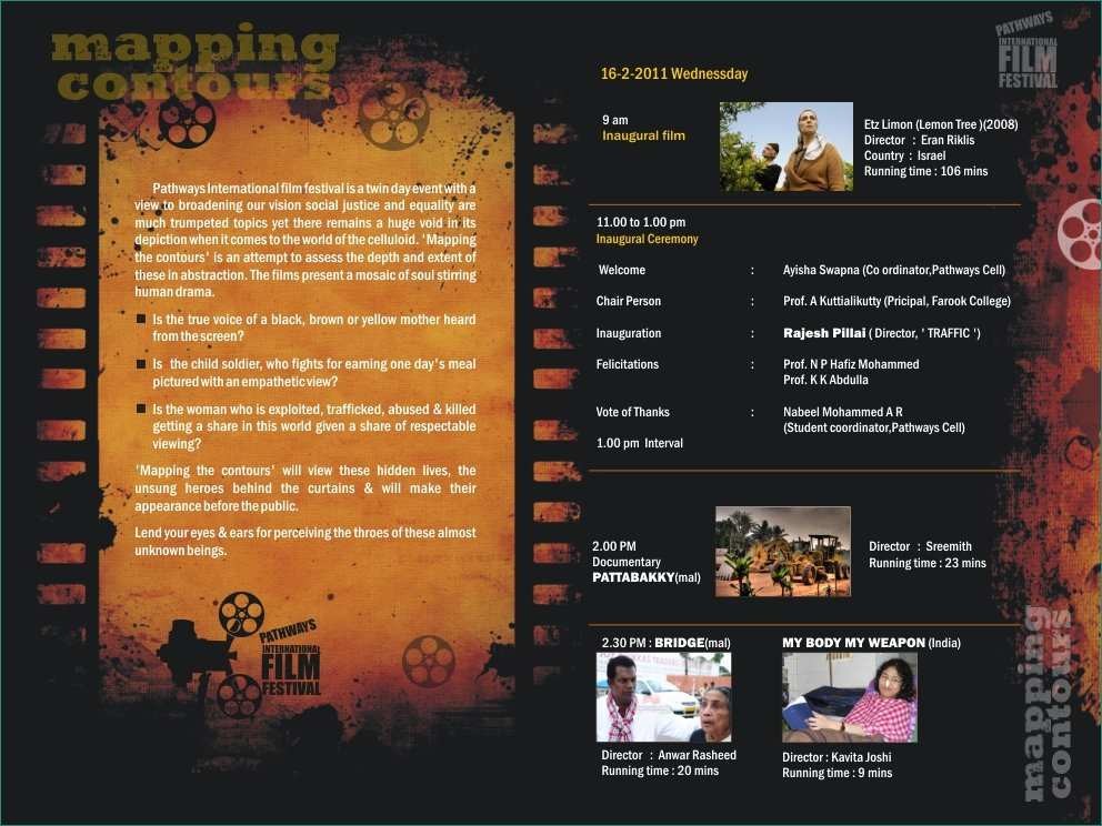 Appealing Film Brochure Template Www Tun Com