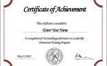 Arc Certificate Powerpoint Superb Academic Template Award