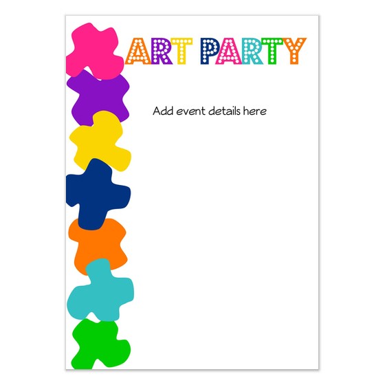 Art Party Invitations For Best Results And Free
