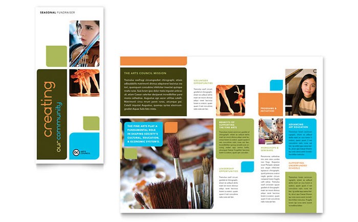 Arts Council Education Brochure Template Design Templates For