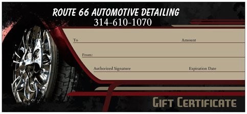 Auto Detailing Gift Certificate Template Dealssite Co