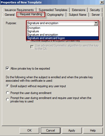 Auto Enrollment Of User Certificate In Active Directory Networking