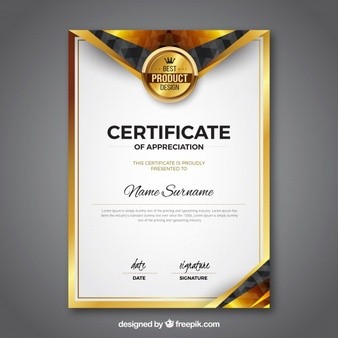 Award Certificate Vectors Photos And PSD Files Free Download Spot