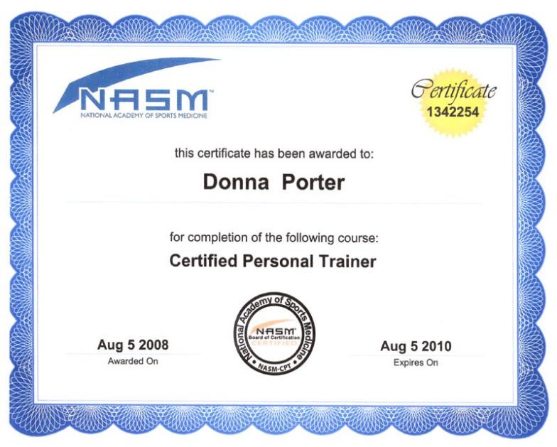 Awards Certificates Com Get Results Step Personal Trainer Certificate Template