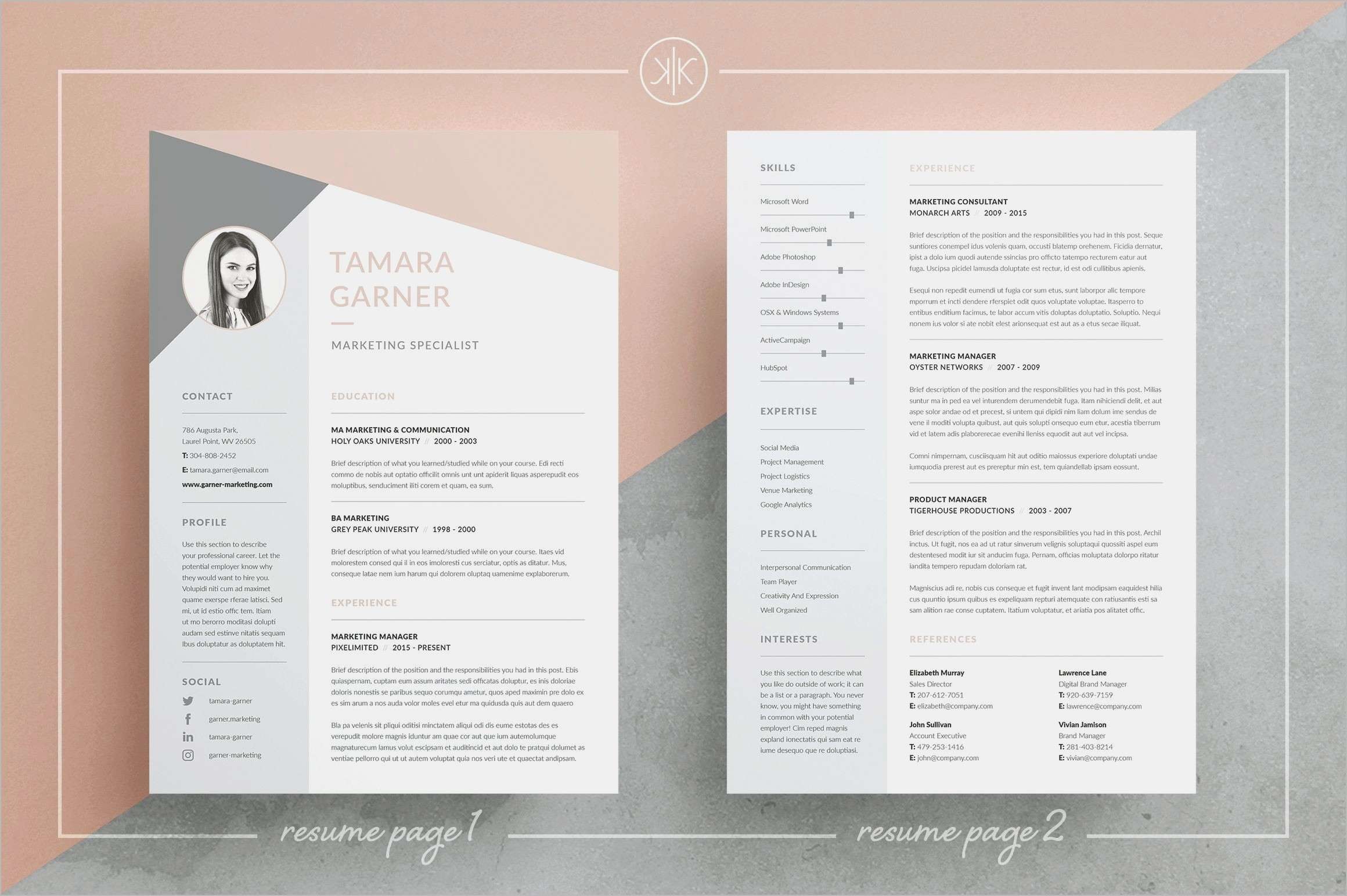 Awesome Newsletter Template Indesign Vectors Adobe Templates
