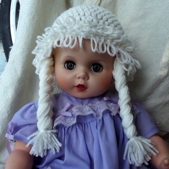 Baby Bonnet Cabbage Patch Hat Wig Hats For Kids
