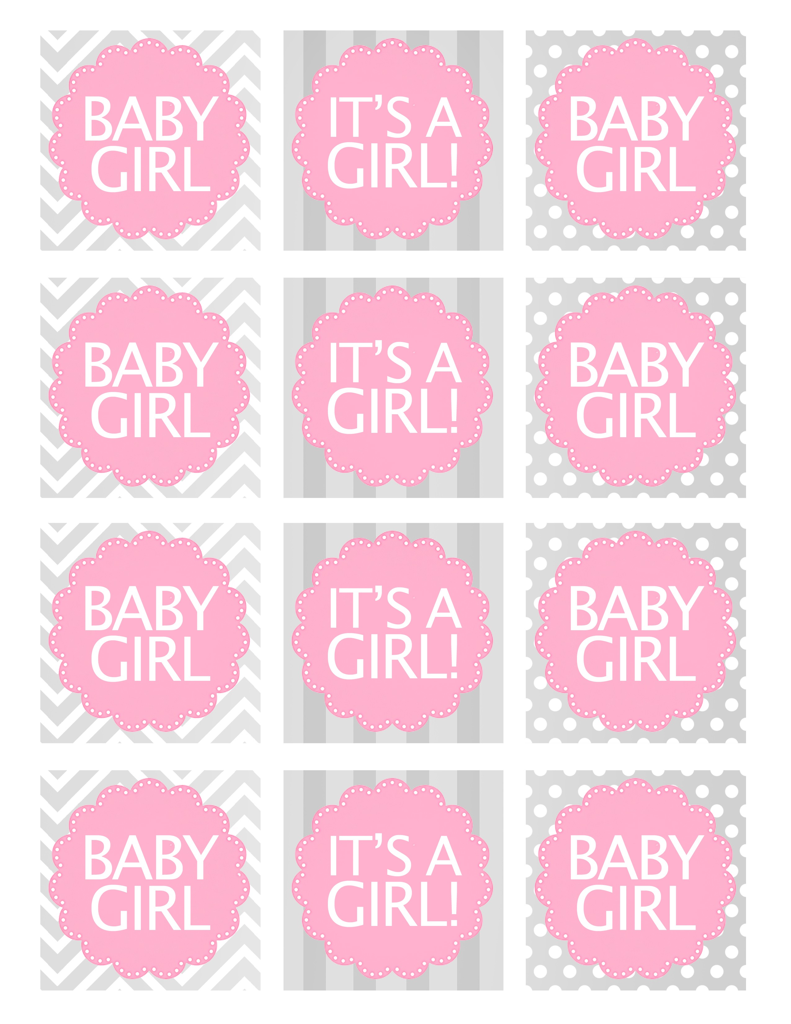 Baby Girl Shower Free Printables How To Nest For Less Printable Favors